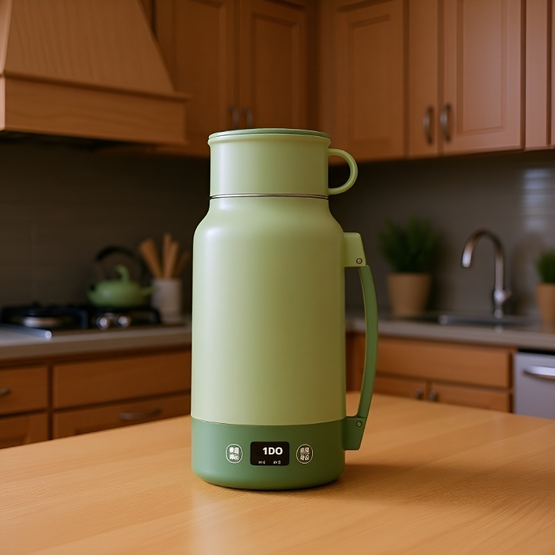 Botella hervidora portátil con aislamiento para el hogar