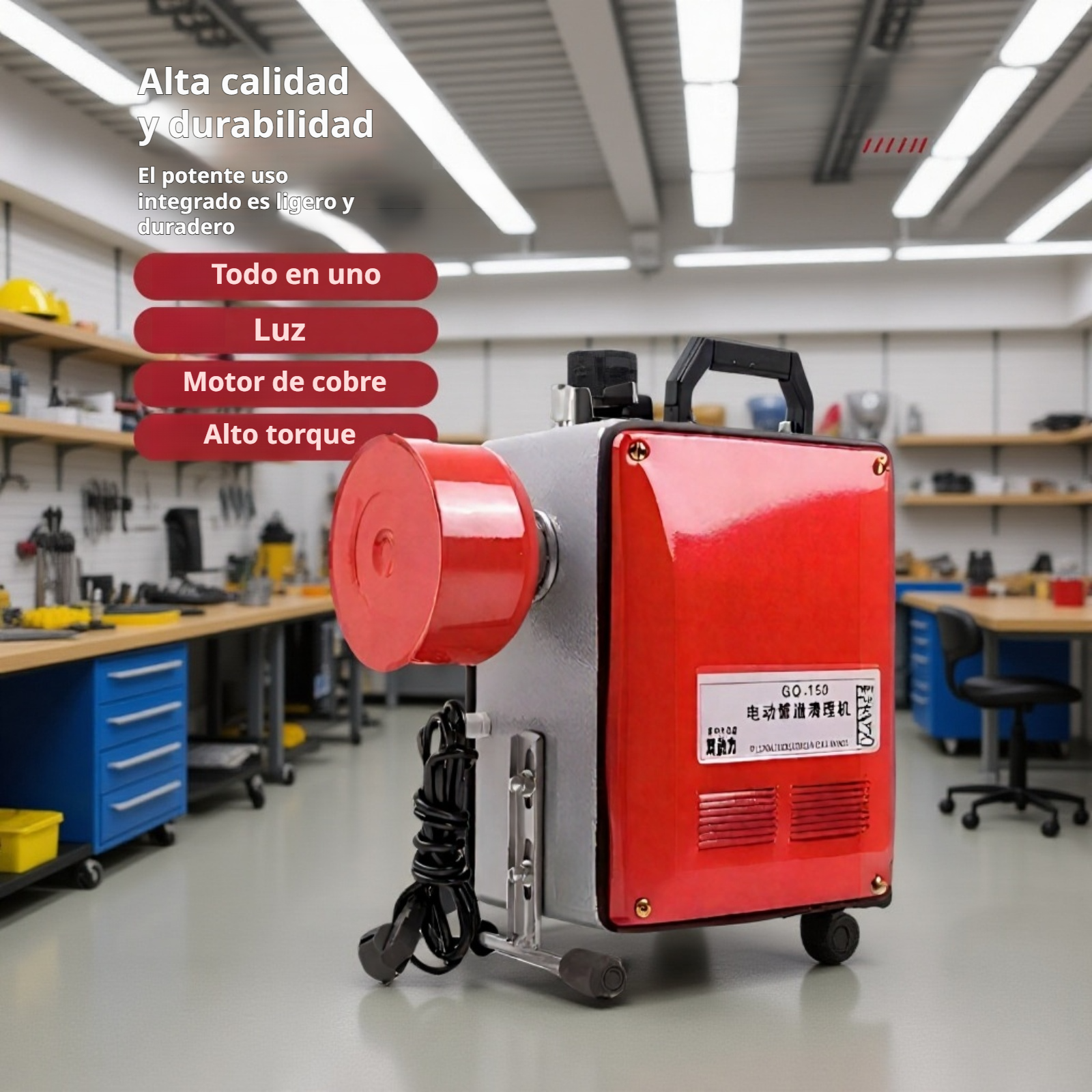 Máquina de dragado de tuberías de alcantarillado eficiente