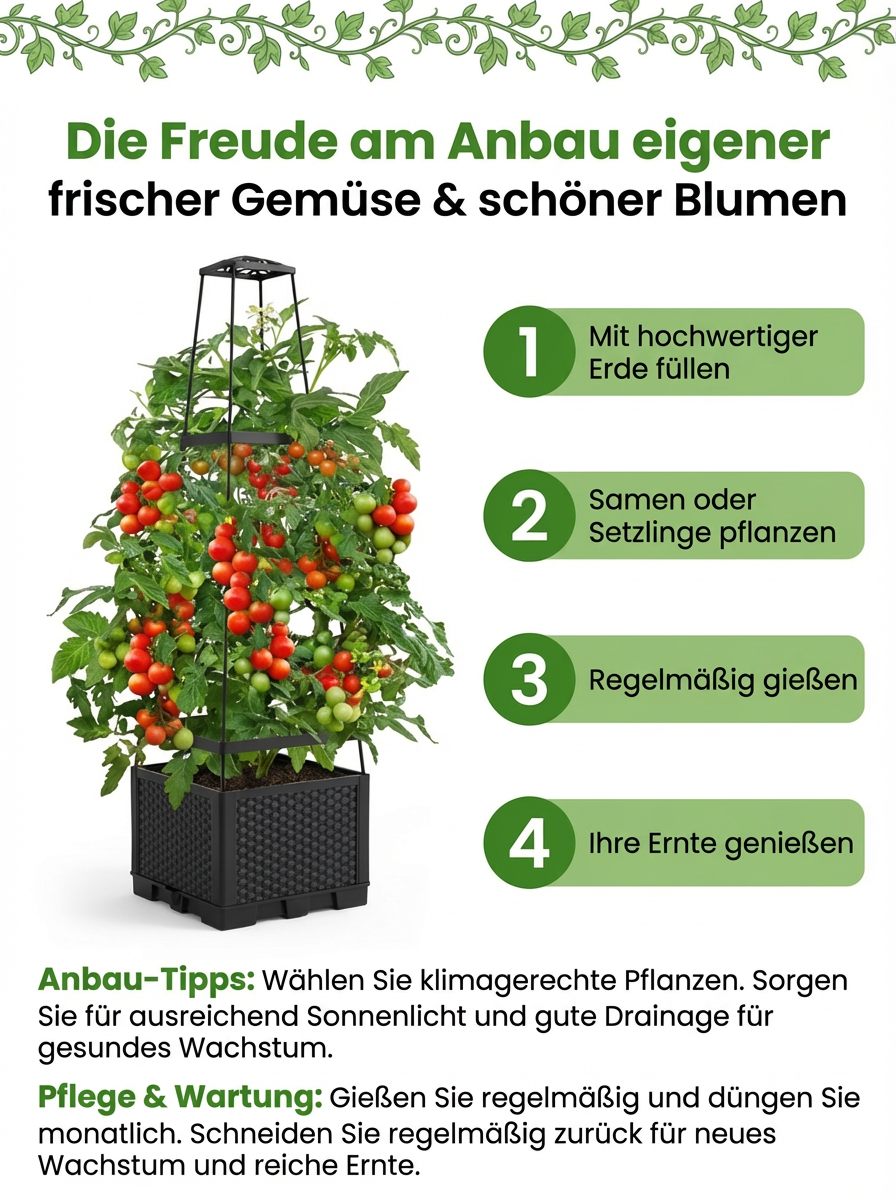 Multifunktionaler Gartenanbaukasten