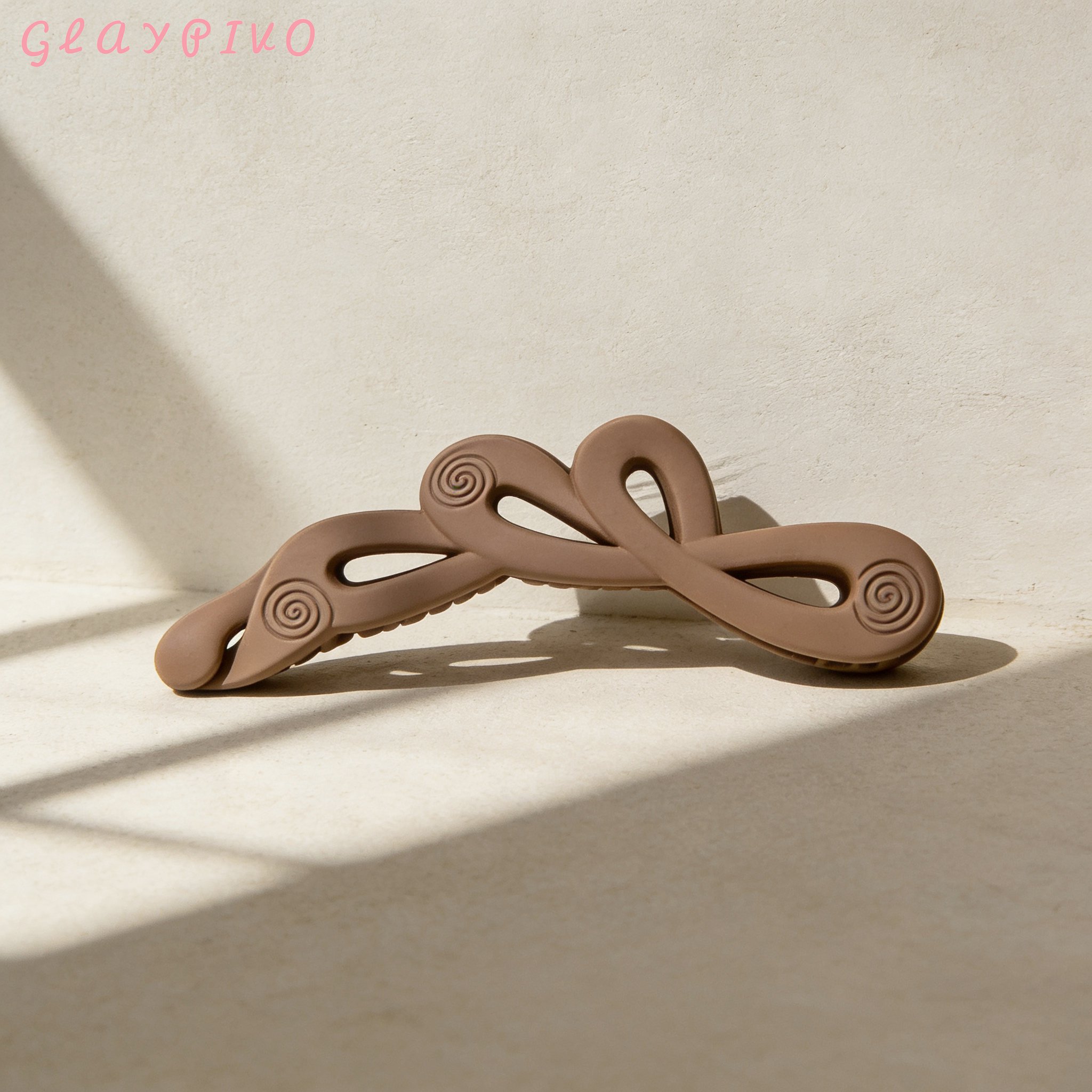 กิ๊บกล้วยเคลือบน้ำตาลสำหรับผมยาวปานกลาง