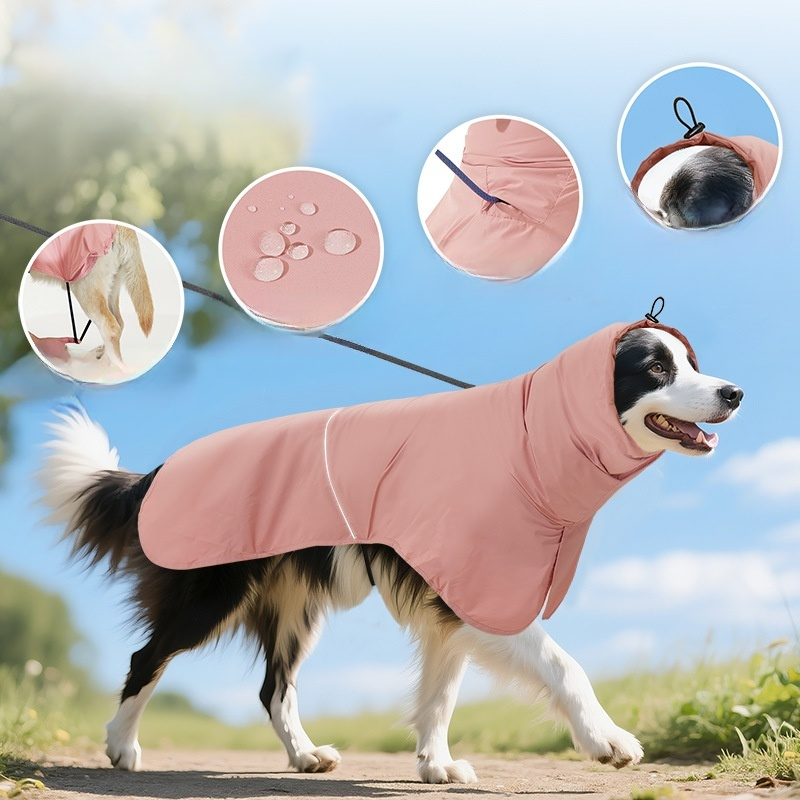 Pet dog clothing waterproof and windproof assault suit