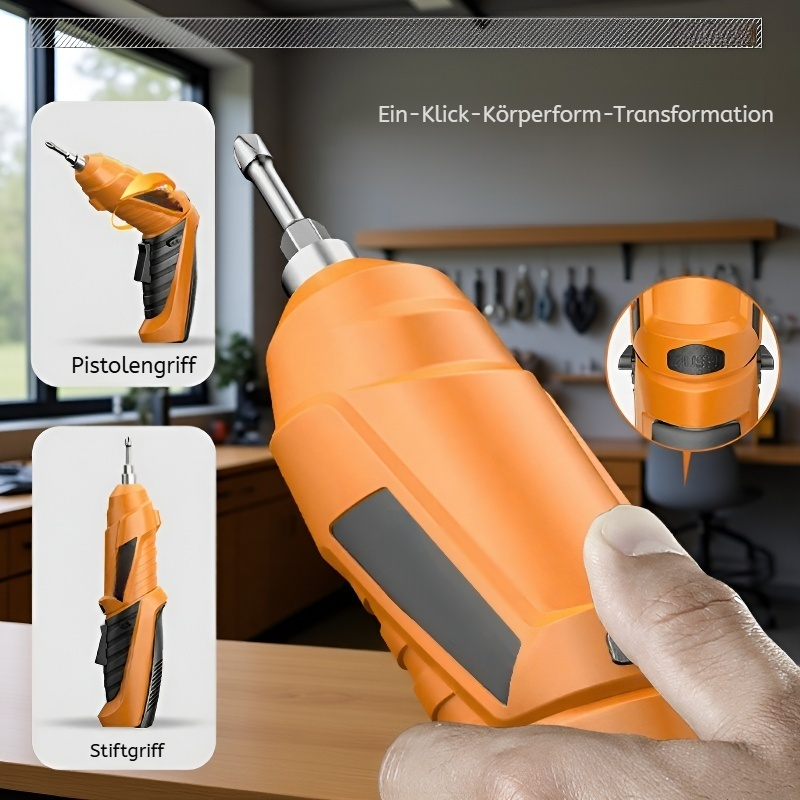 Wiederaufladbarer Mini-Elektroschrauber für den Hausgebrauch