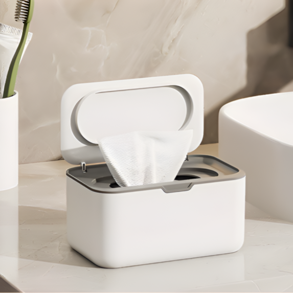ウェットティッシュ収納ボックス、紙箱、家庭用マスクボックス、拡大して高い北欧のシンプルな大口保湿ウェットティッシュボックス