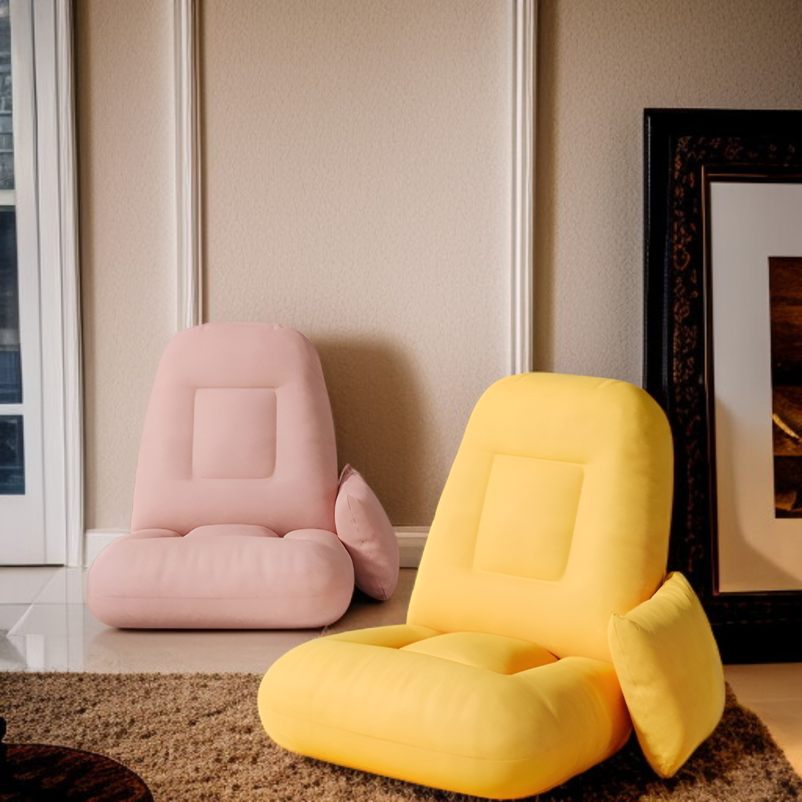 Sillón de una plaza con respaldo cómodo y peso ligero