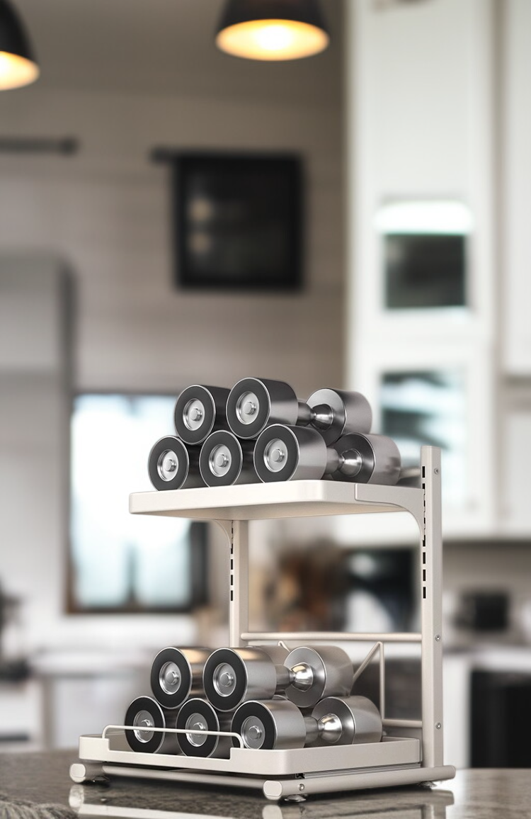 주방 공간을 효율적으로 활용하는 선반