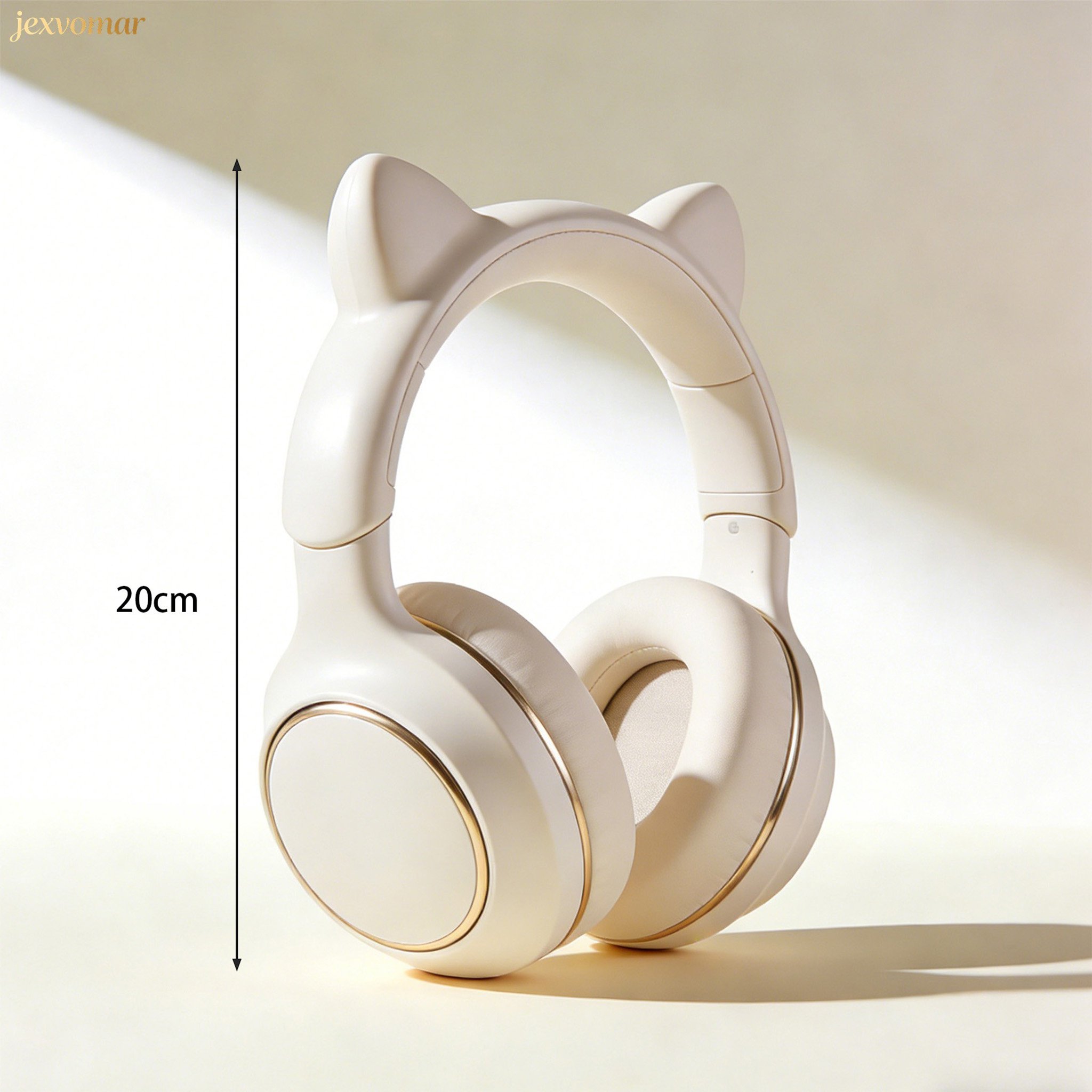 인체공학적 디자인의 무선 헤드폰