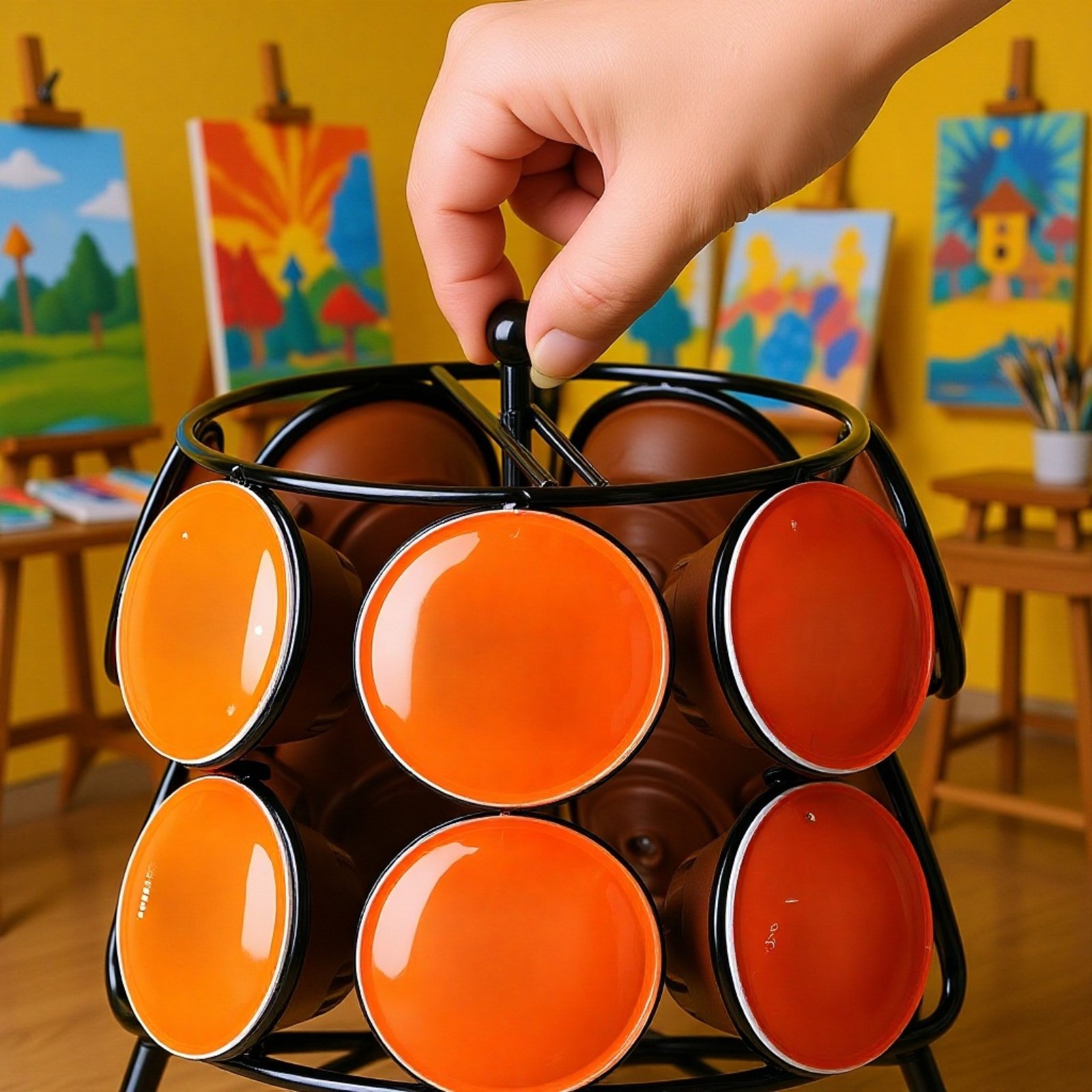 回転式カプセルコーヒーラック