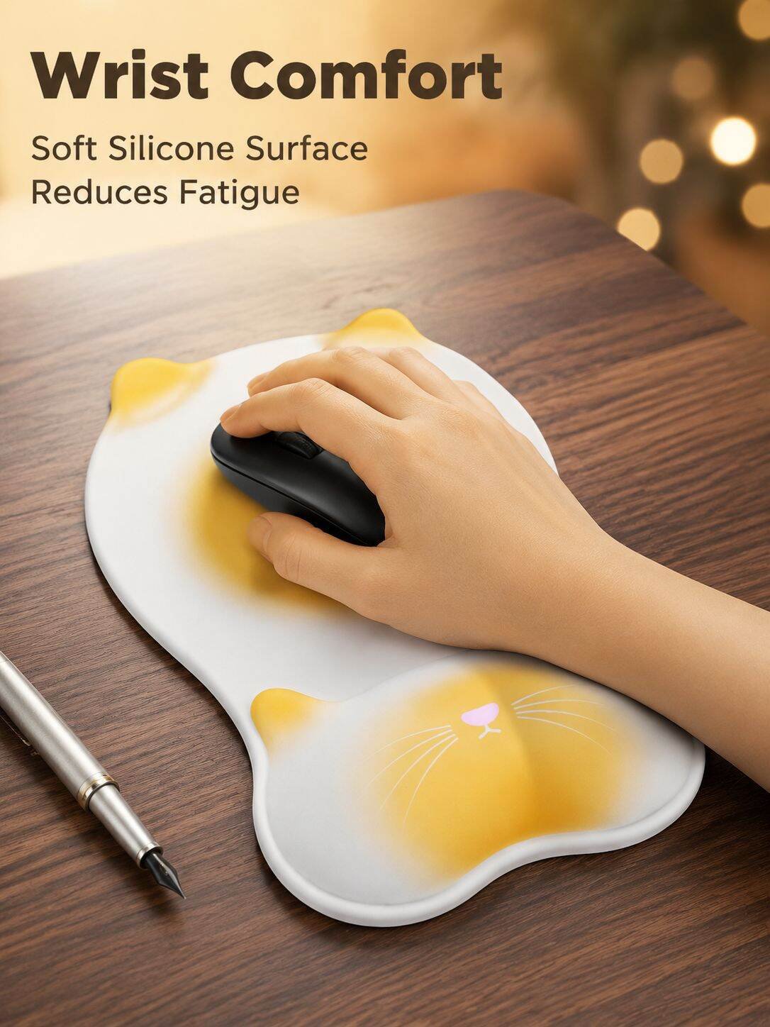 Cute Cat Non-slip Silicone Mouse Mat