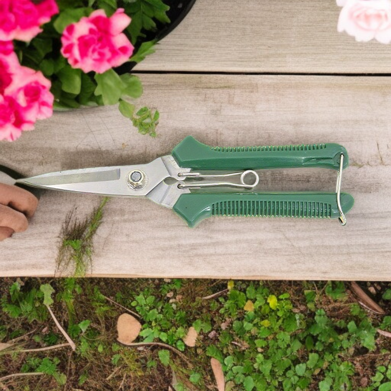 두꺼운 가지치기 가위 원예가위 스트레이트 묽은 과일가위 과일채취 가지치기 도구