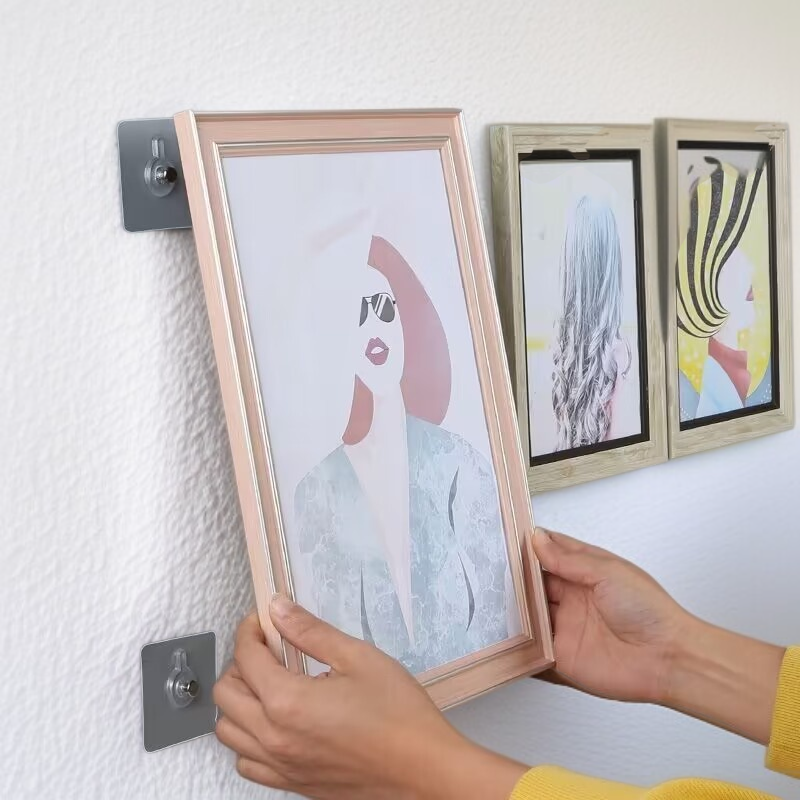Non-marking Wall-mounted Photo Frame Adhesive Hooks