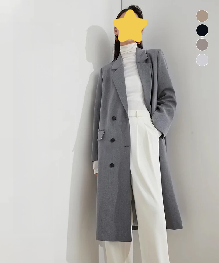 럭셔리 느낌 패션 캐주얼 코트