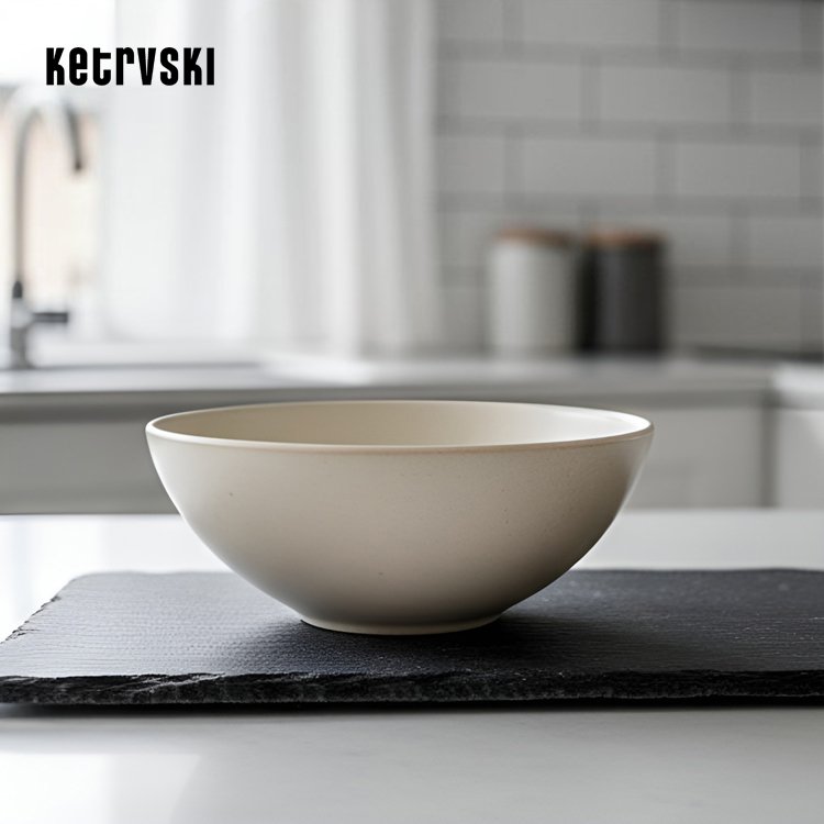 식탁 위의 한식 도자기 그릇 5개