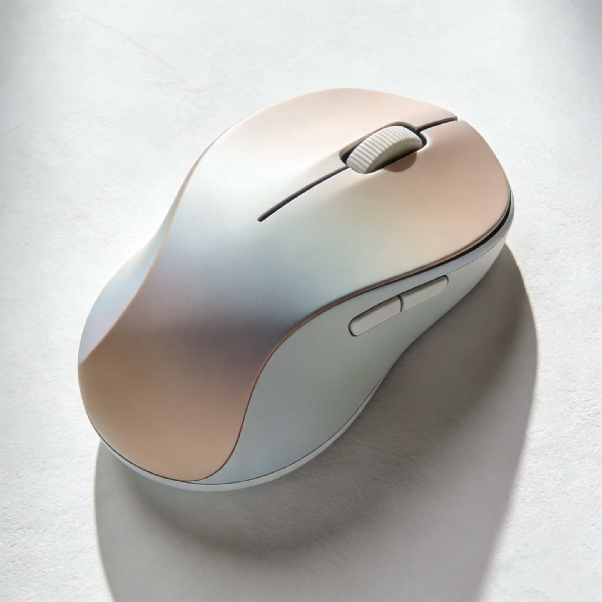 Ergonomic wireless mouse for laptop and desktop