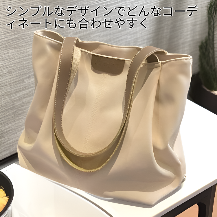 シンプルで合わせやすい女性用キャンバスバッグ 学生通学バッグ