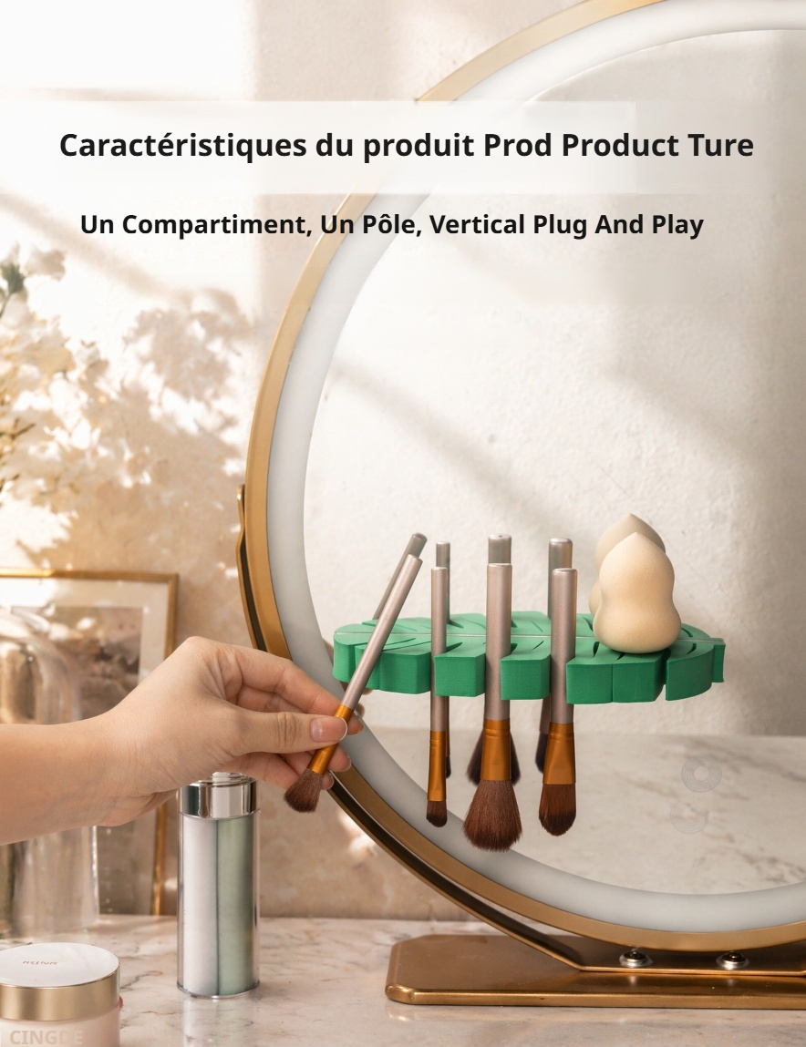 Support de rangement pour brosses à dents et pinceaux