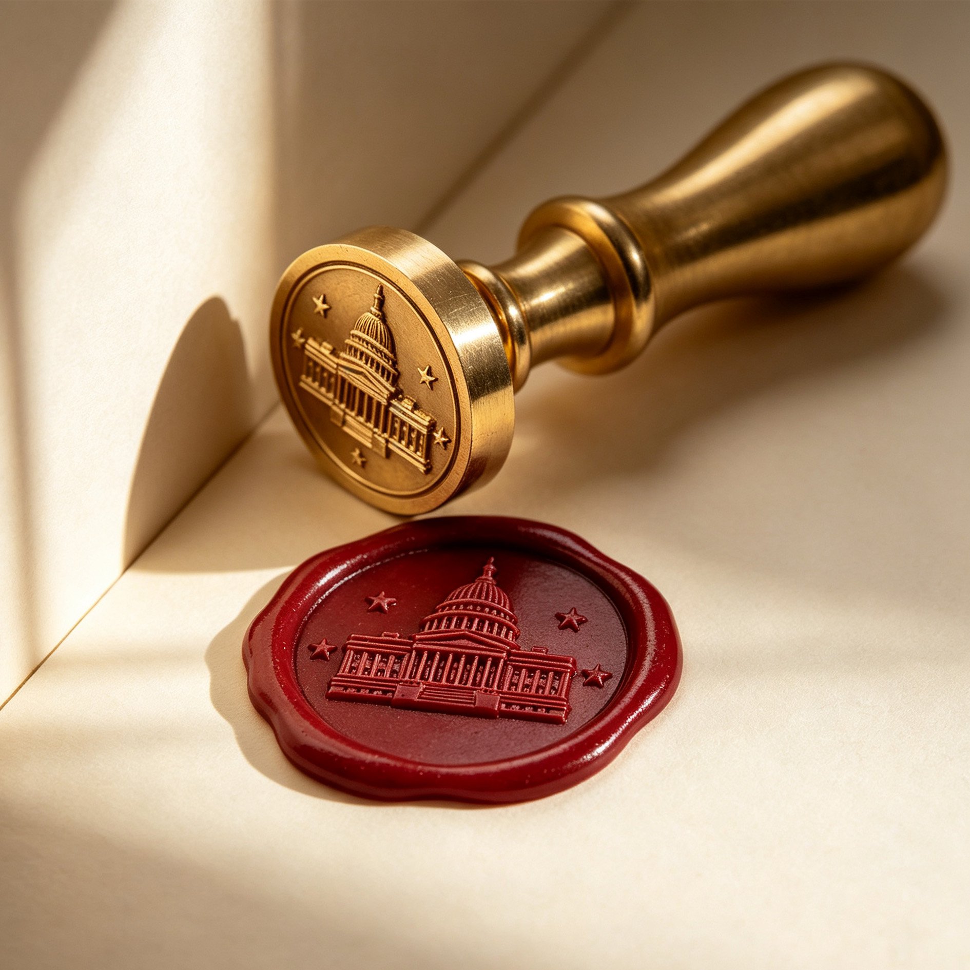 Capitol Brass Wax Seal
