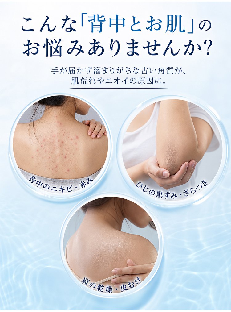 両面使える極厚シリコンボディタオル - detail 3