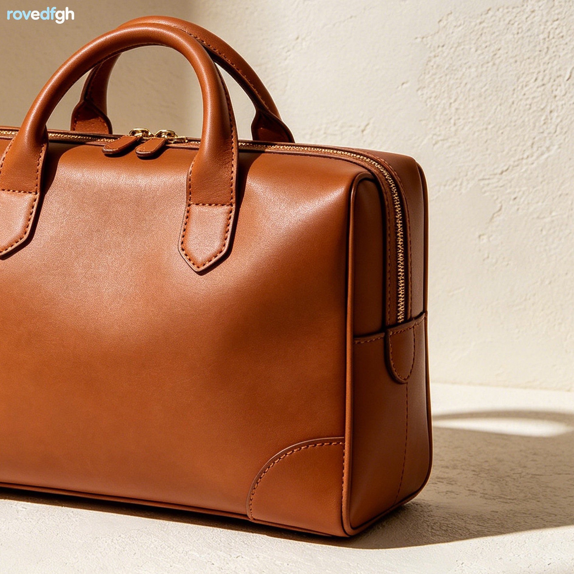 빈티지 가죽 바퀴 가방