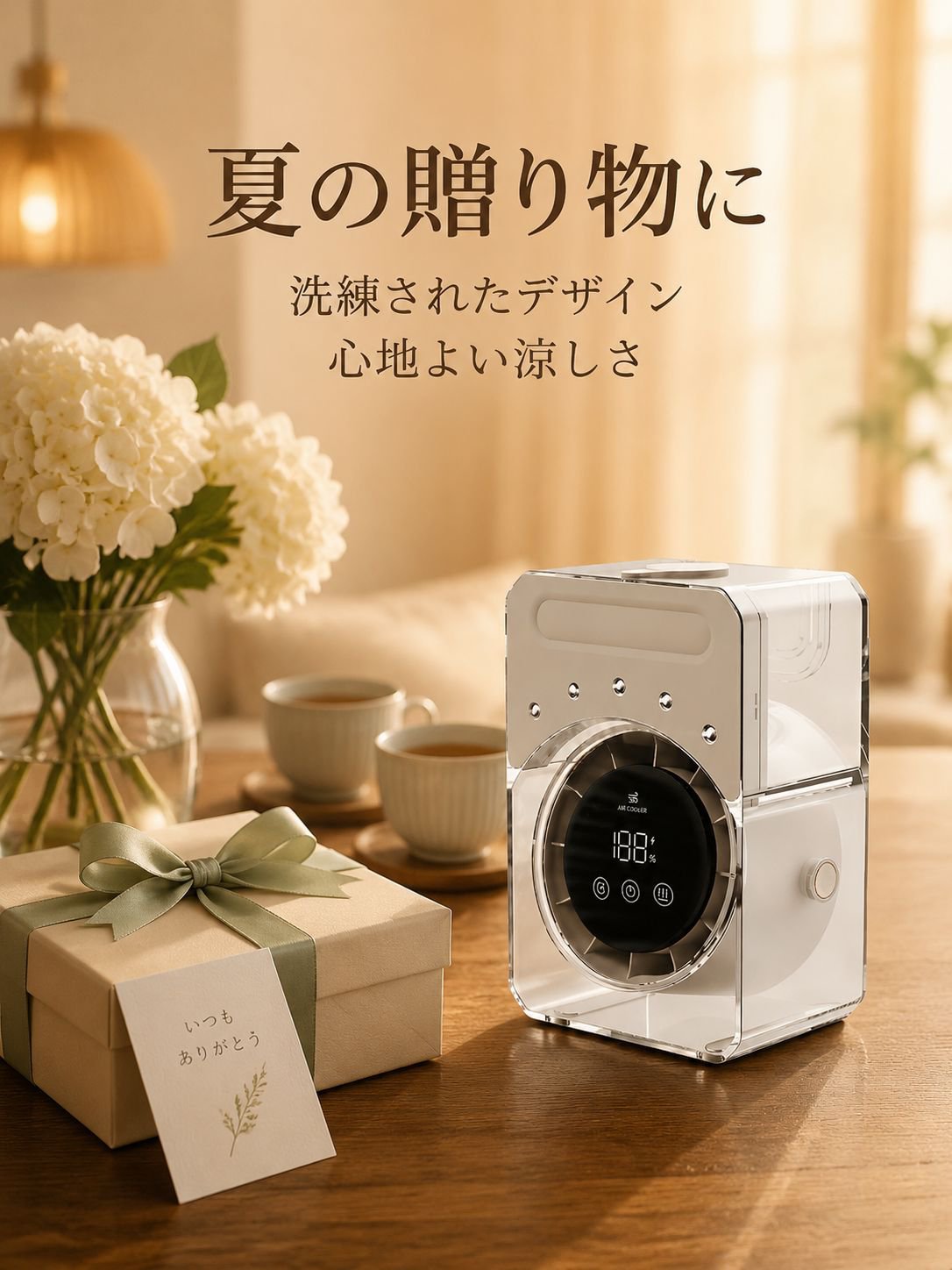 卓上ミスト冷却ファン