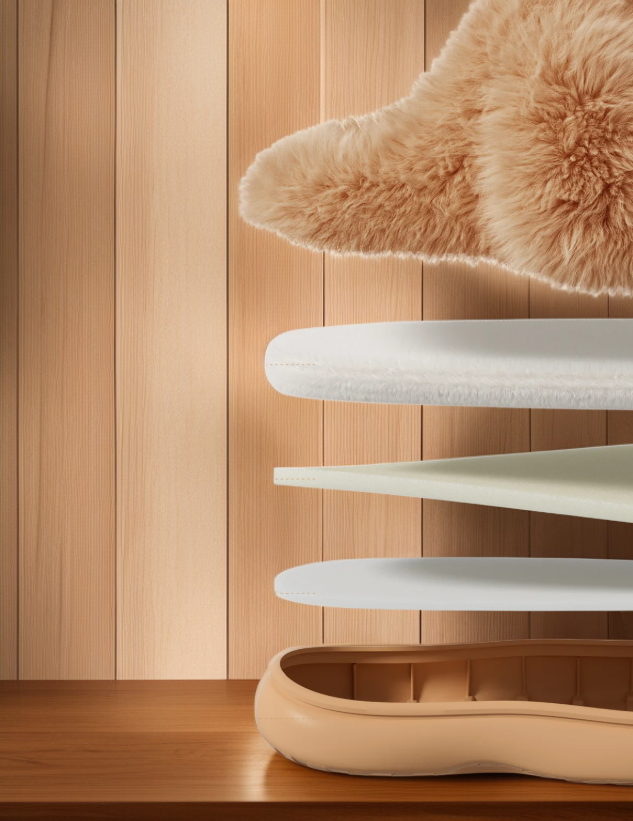 卡通造型拖鞋多角度展示