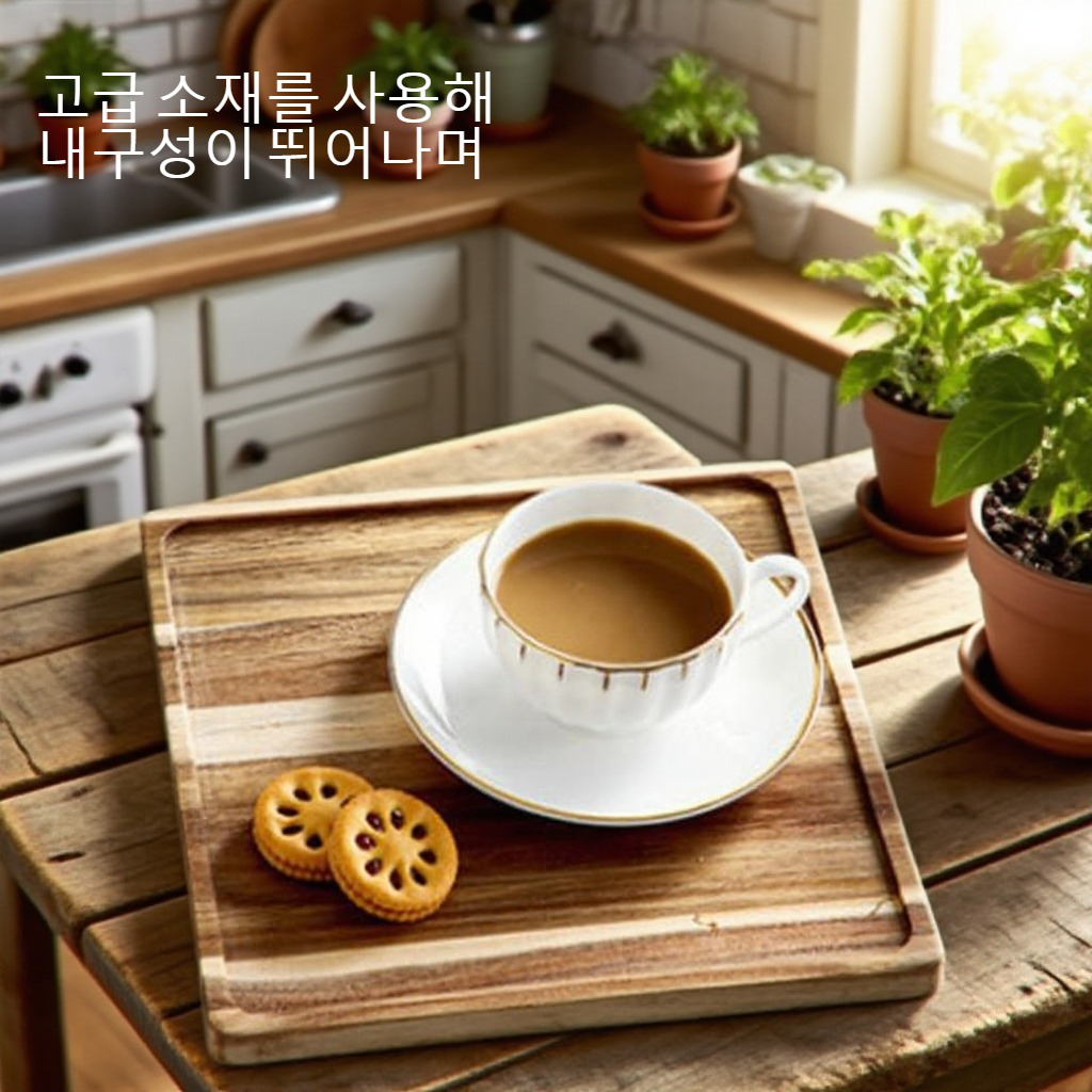 이중 구조로 튼튼한 과일 쟁반 디테일