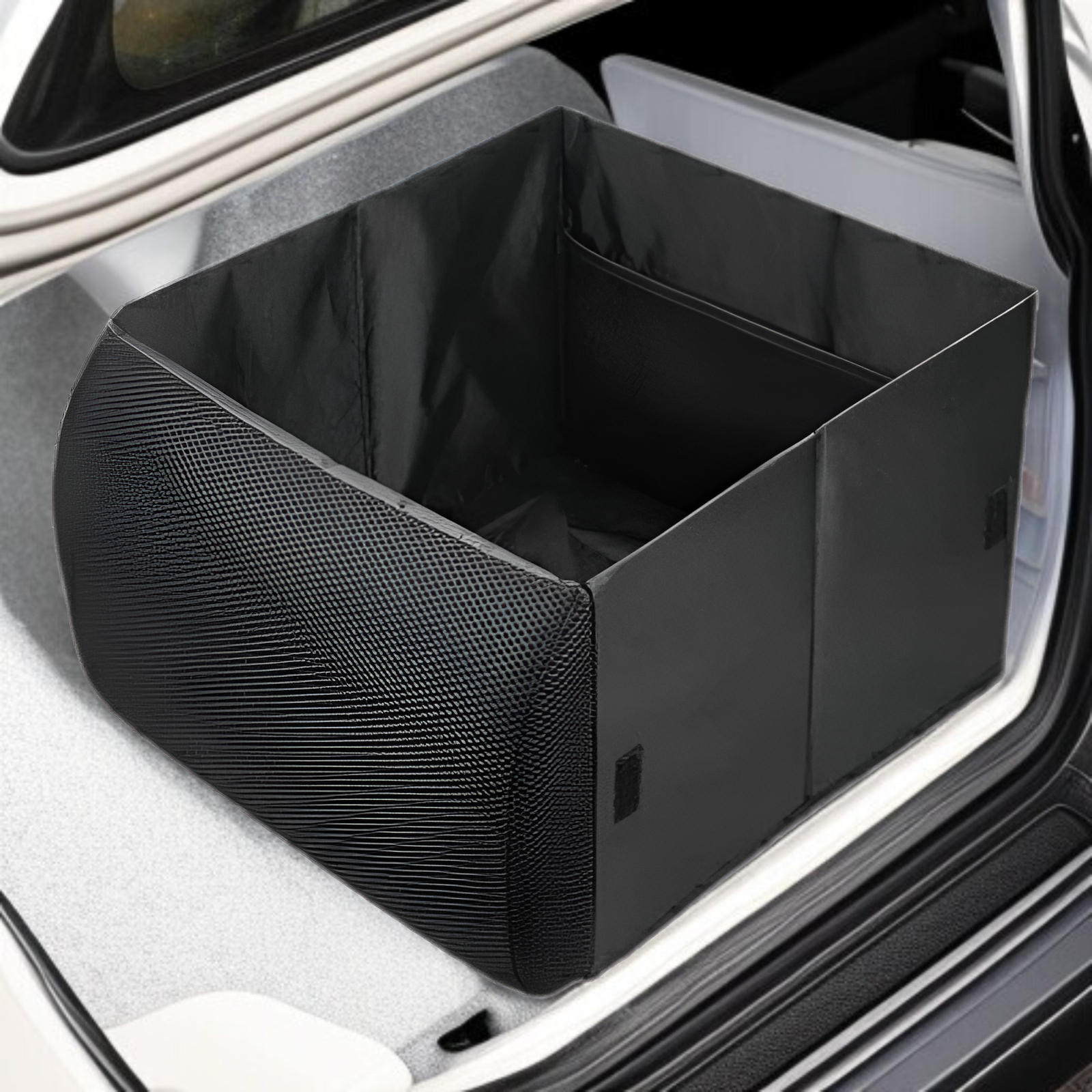 New Car Seat Storage Box & Lumbar Support Integrated Foldable Rectangular Car Organizer