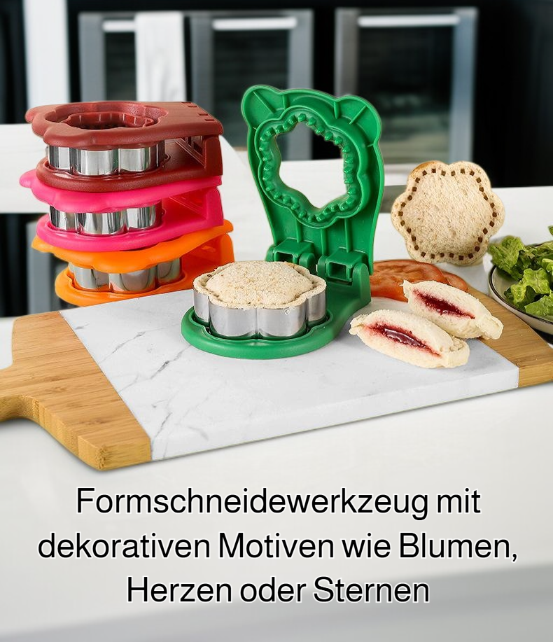 Blumenförmiger Sandwich Schneider für die Küche