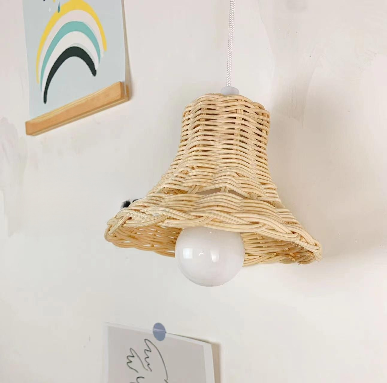 北欧風ラタンペンダントライト