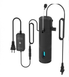 Boîte de filtration pour aquarium avec stérilisation UV, coton filtrant intégré, pompe de filtration