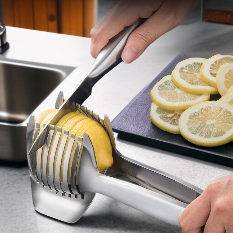 304 Stainless Steel Fruit Slicer for Lemons and Tomatoes
