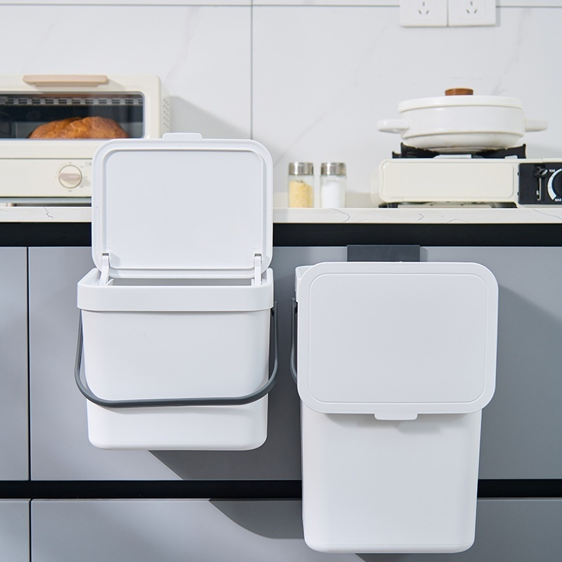 壁掛式廚房垃圾桶收納桶