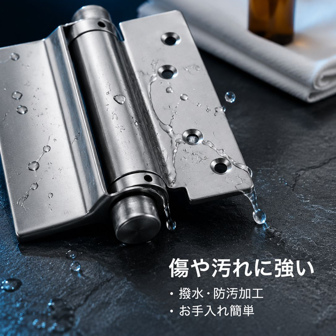 ステンレス製スイングドア蝶番（内外用）