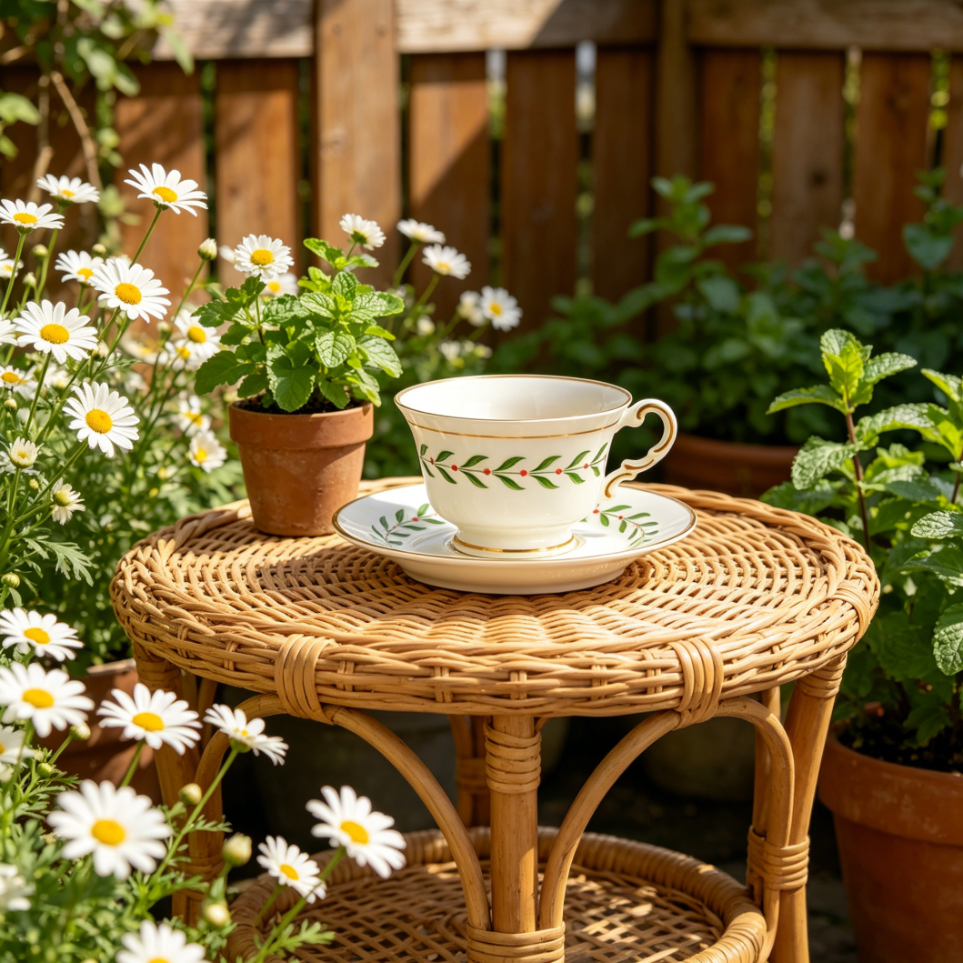 Fresh-Style Ceramic Cup Set