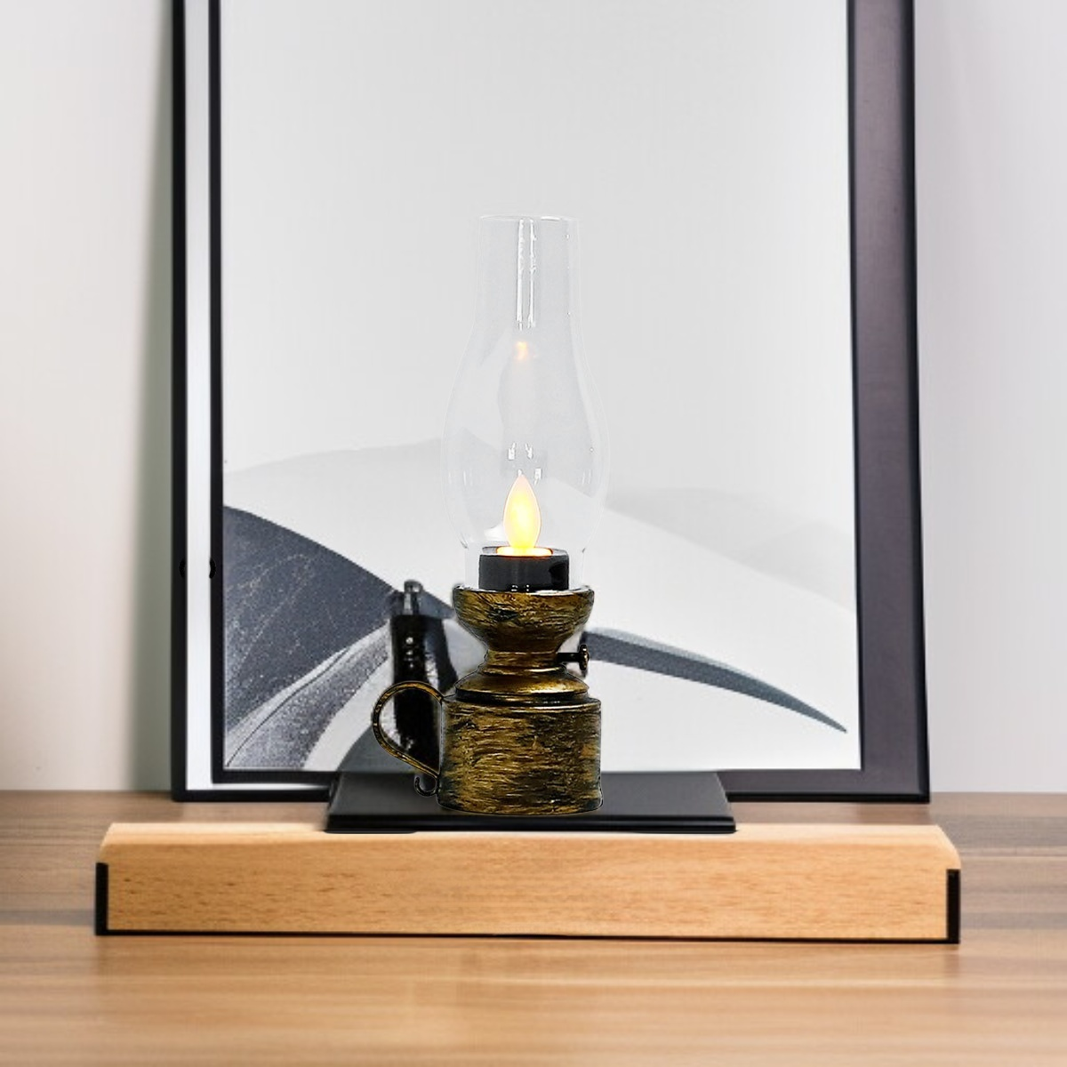 레트로 등유 램프