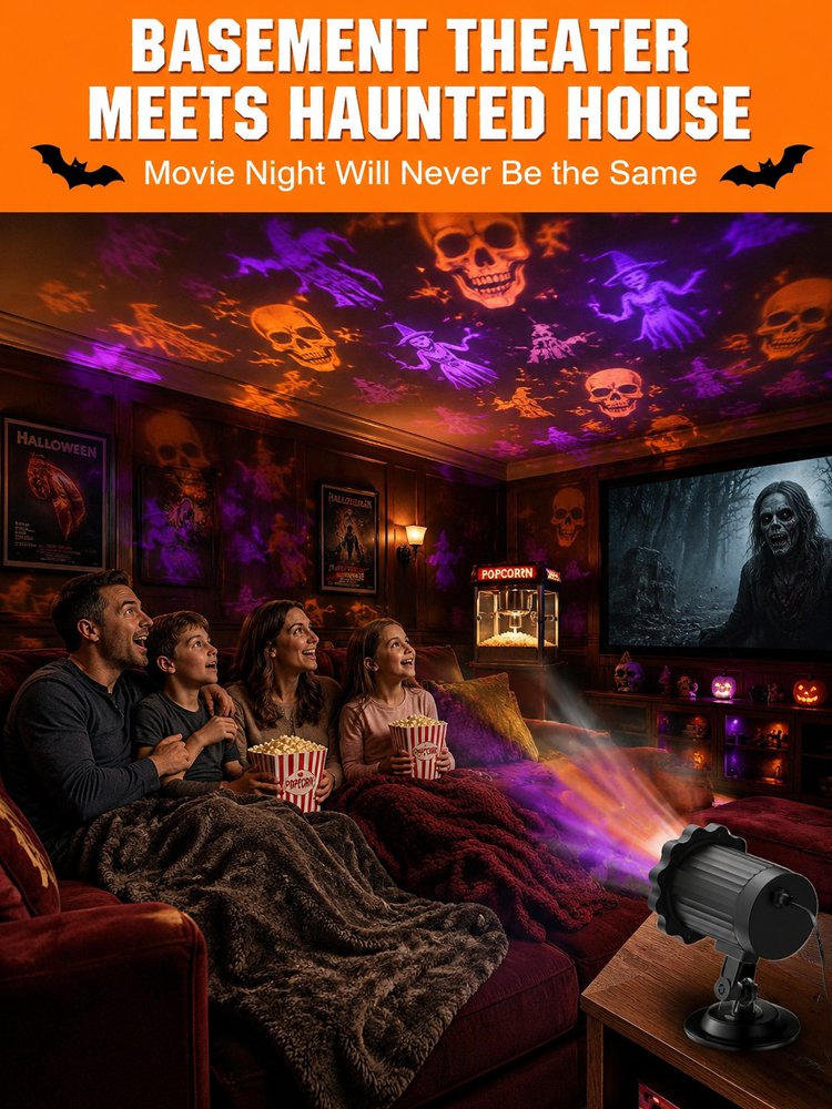 【Halloween Essential】Indoor and Outdoor Projector Light