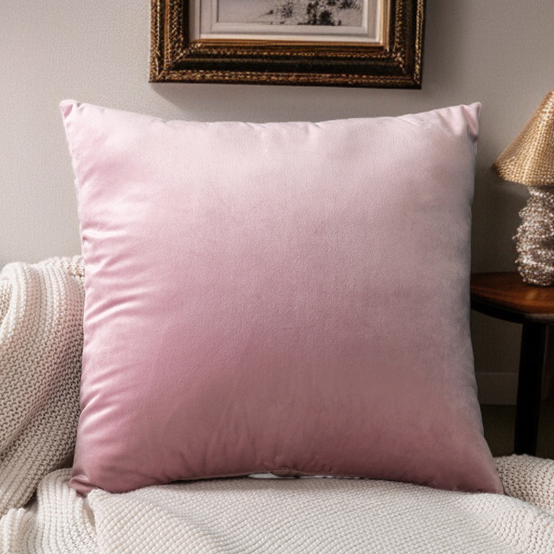 เซ็ตหมอนออฟฟิศ หมอนรองหลังผ้ากำมะหยี่สีพื้น หมอนโซฟา หมอนข้างหัวเตียง