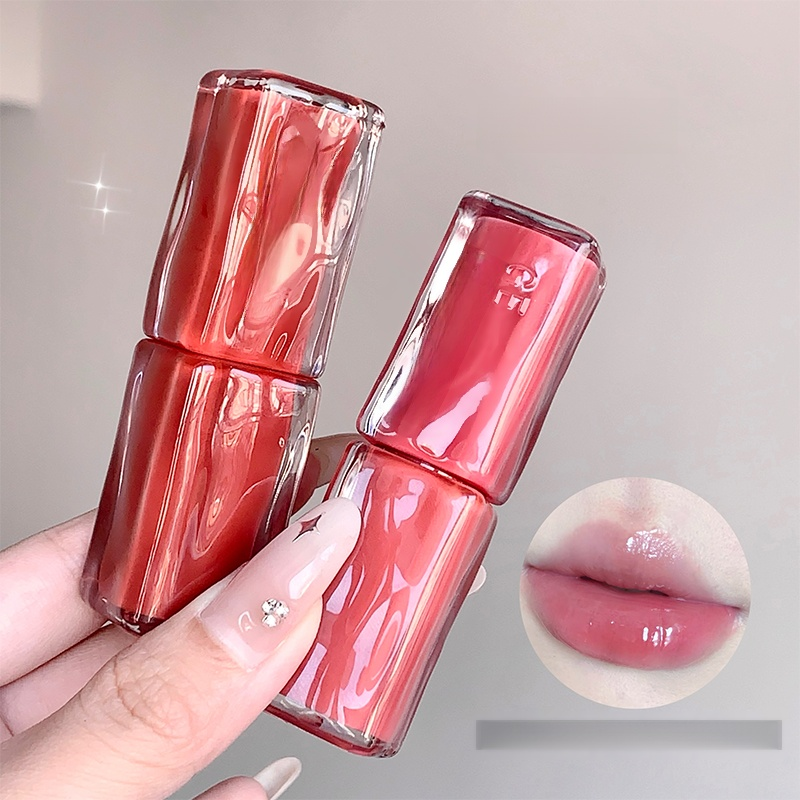 Lápiz labial lindo transparente de alto brillo