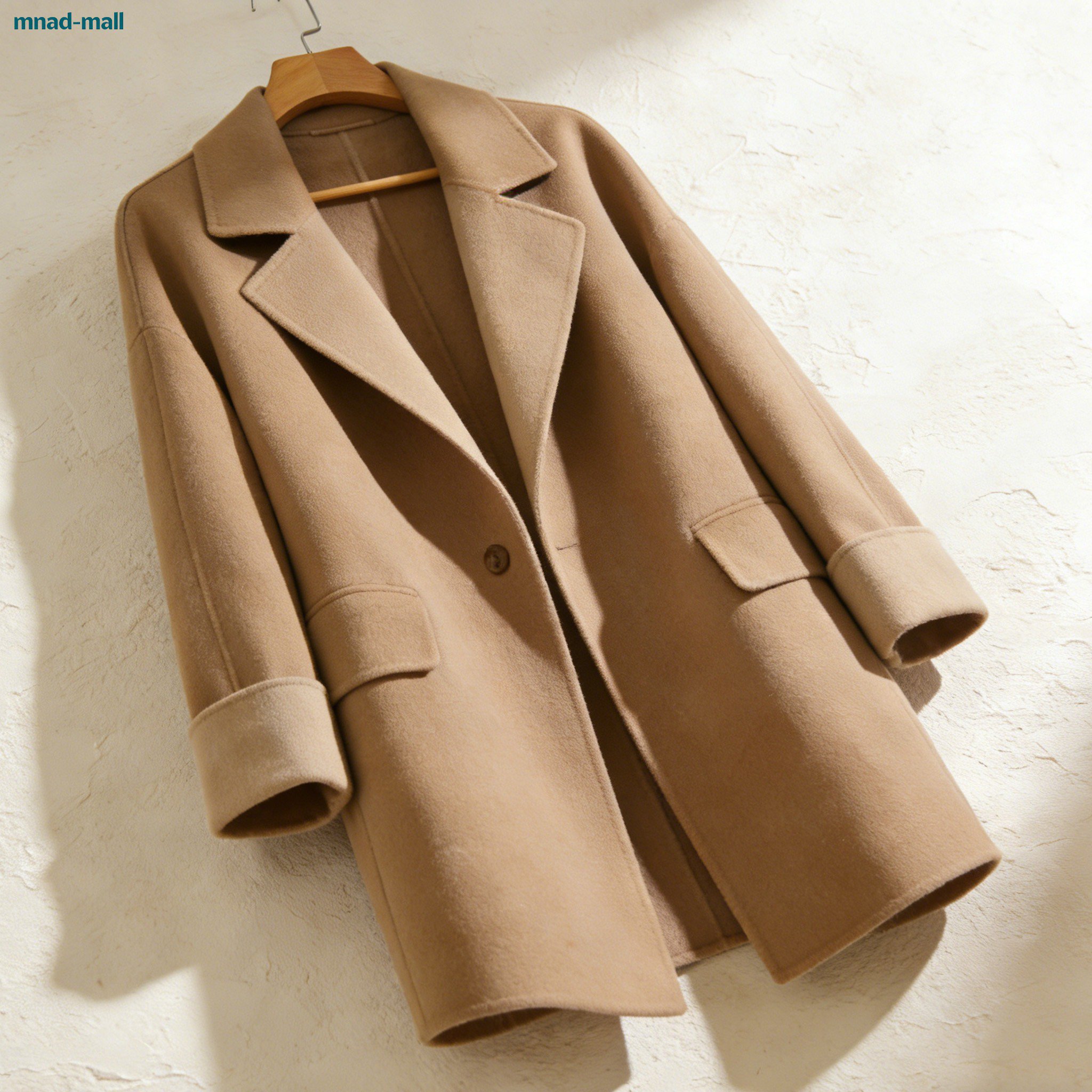 여성용 중간 길이 트렌치 코트