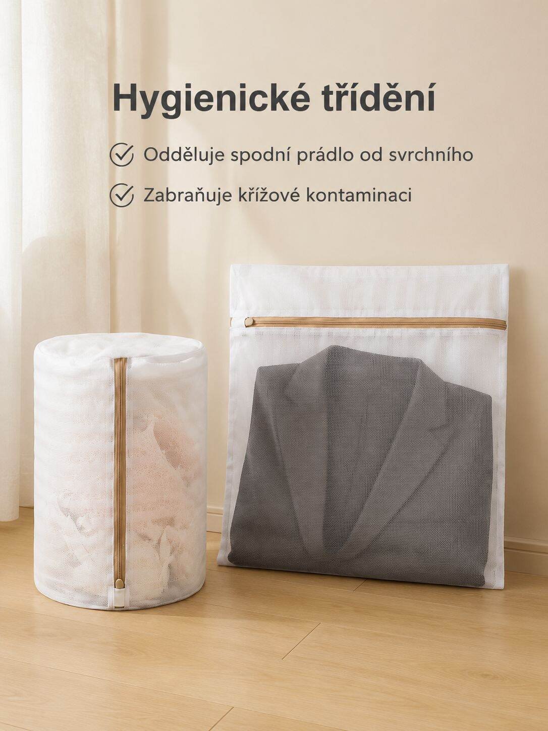 Ochranný sáček na podprsenky při praní