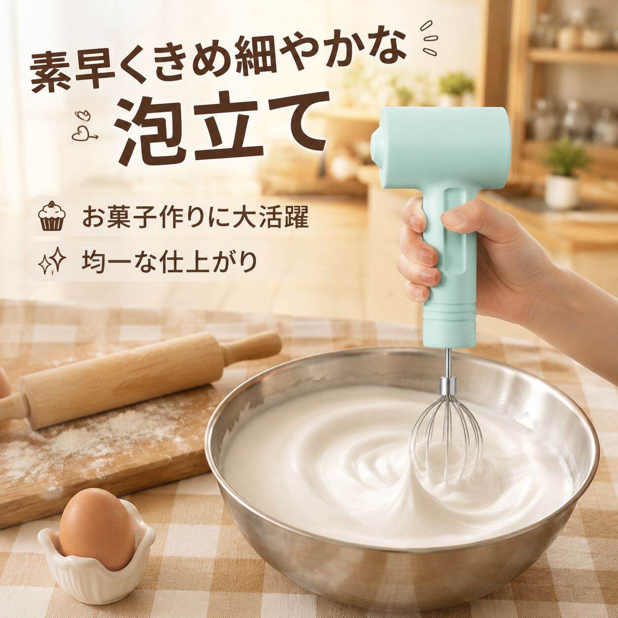 家庭用小型ハンドミキサー