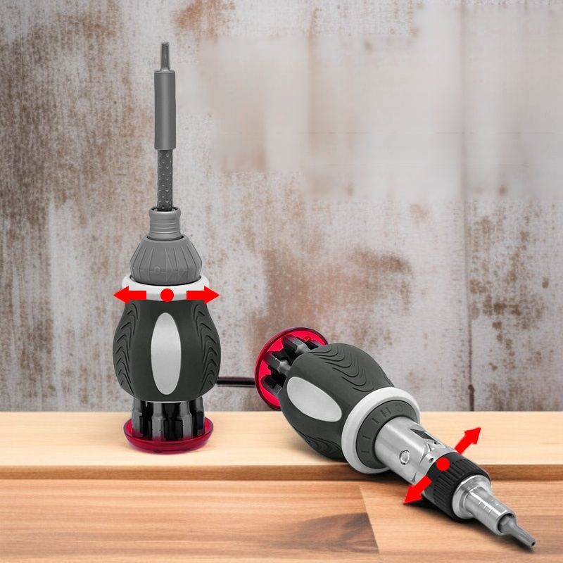 Teleskopschraubendreher in Industriequalität mit doppeltem Verwendungszweck