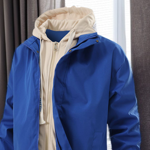 추동 루즈핏 커플 코트 여성 점퍼 남옷 페이크 투피스 야구 트렌치코트