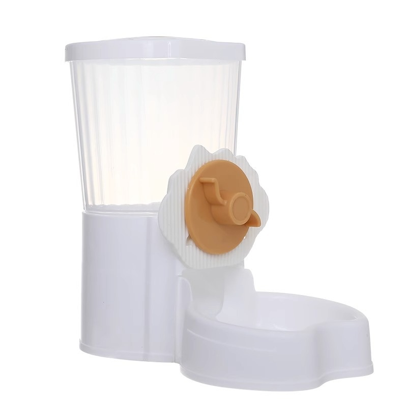 강아지 전용 걸이식 급수기 애완동물 우리 급수기 입이 젖지 않는 디자인