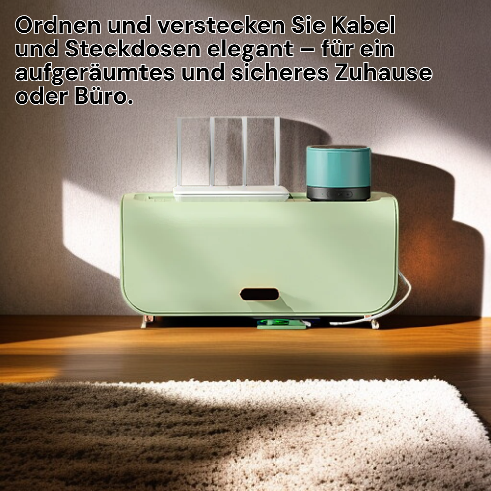 Italienisches Mehrfachsteckdosen-Organizer-Kabelmanagement Box Abdeckung