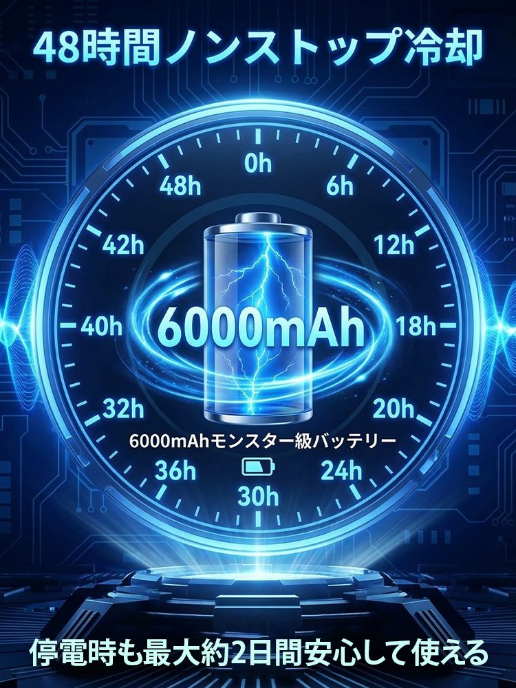 【本日半額】12,800円➡️5,980円。明日には元の価格に戻ります。 クリップ式ポータブルミニファン