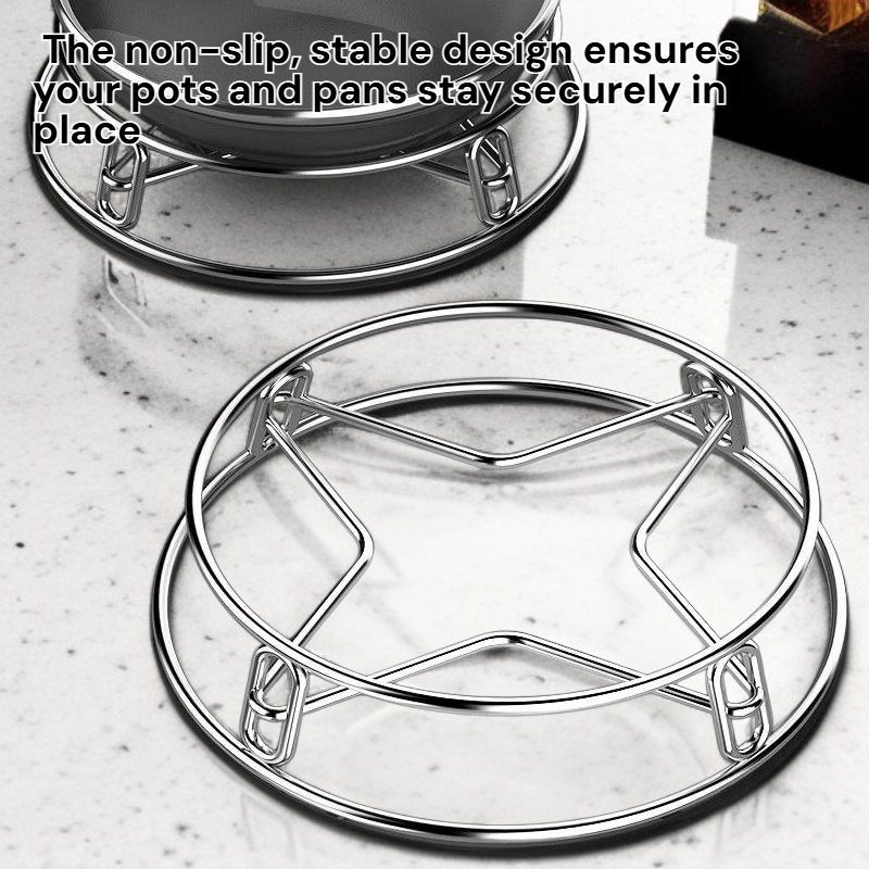 Kitchen Extra Thick 304 Stainless Steel Anti-Scald Heat Insulation Steaming Rack Pot Pad