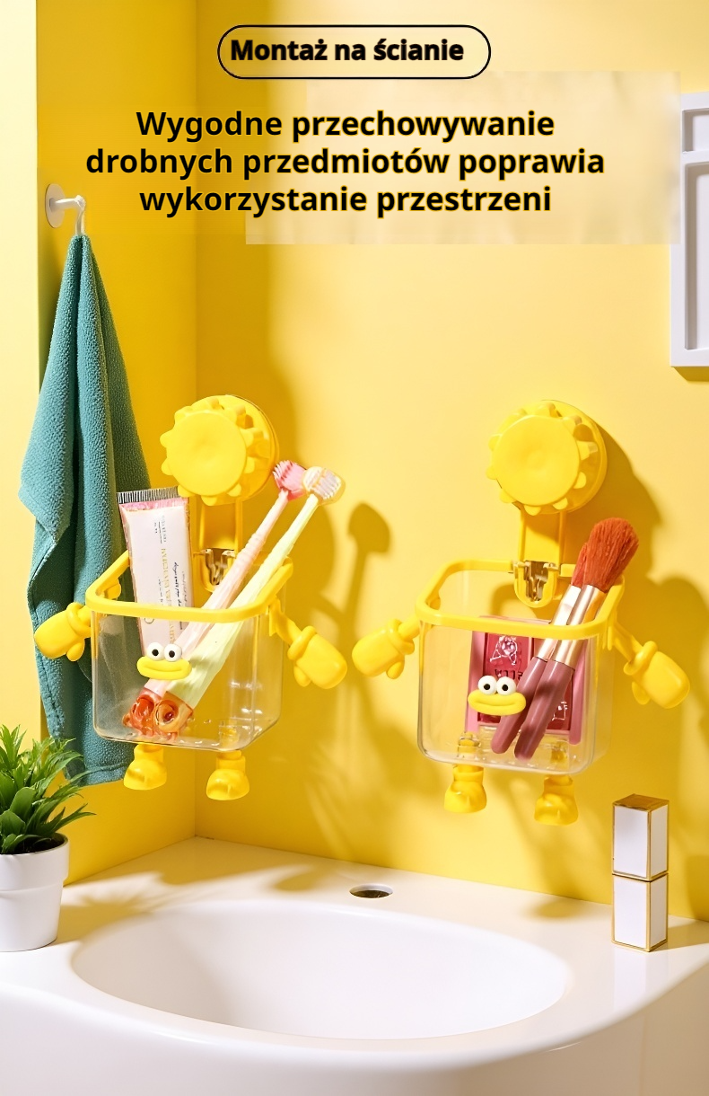 Praktyczny organizer na ścianę do zlewu kuchennego