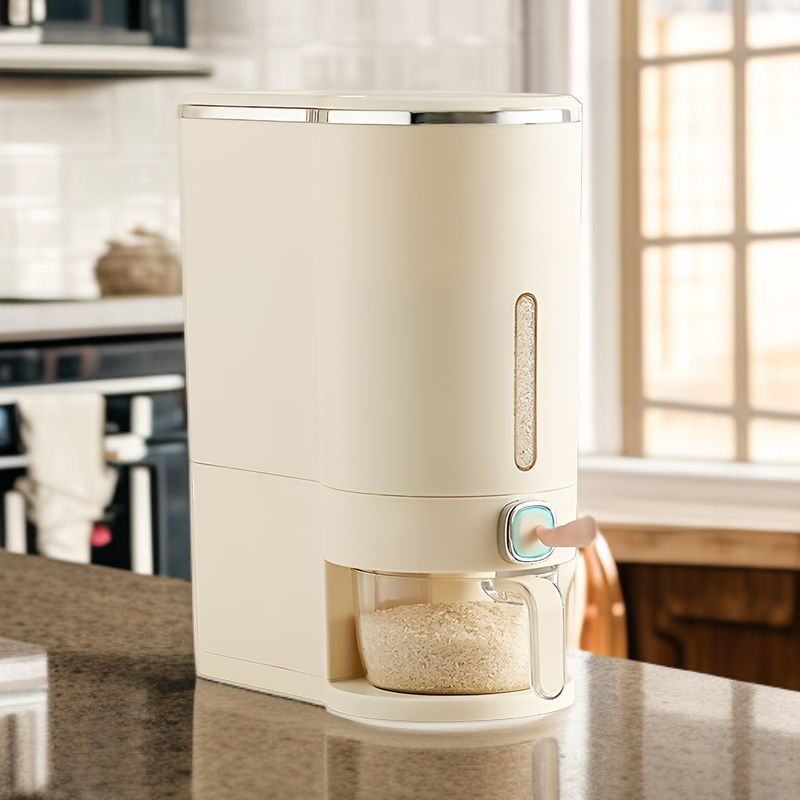 원터치 밀폐 방습 쌀통 10kg