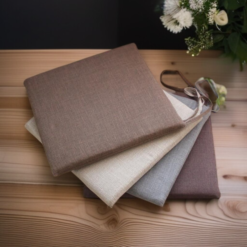 탈부착 및 세탁 가능한 심플한 린넨 시트 쿠션