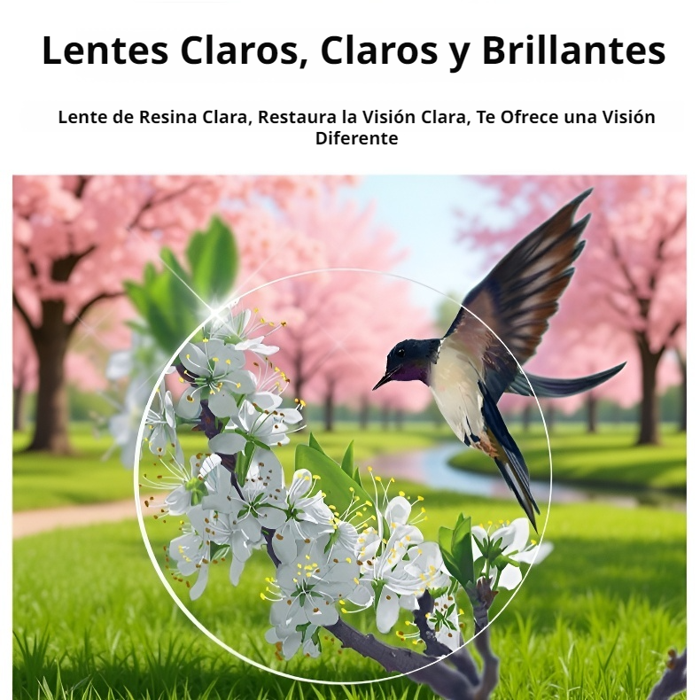  Gafas de lectura plegables de alta definición con protección contra luz azul